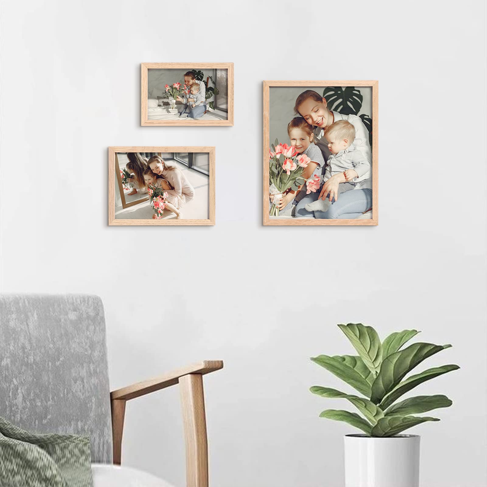 ATOBART gift-ready photo frame set for Christmas and celebrations