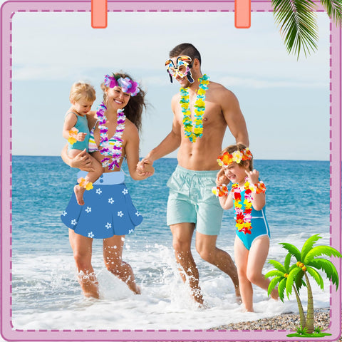 Atonofun luau party setup enhances beach celebrations