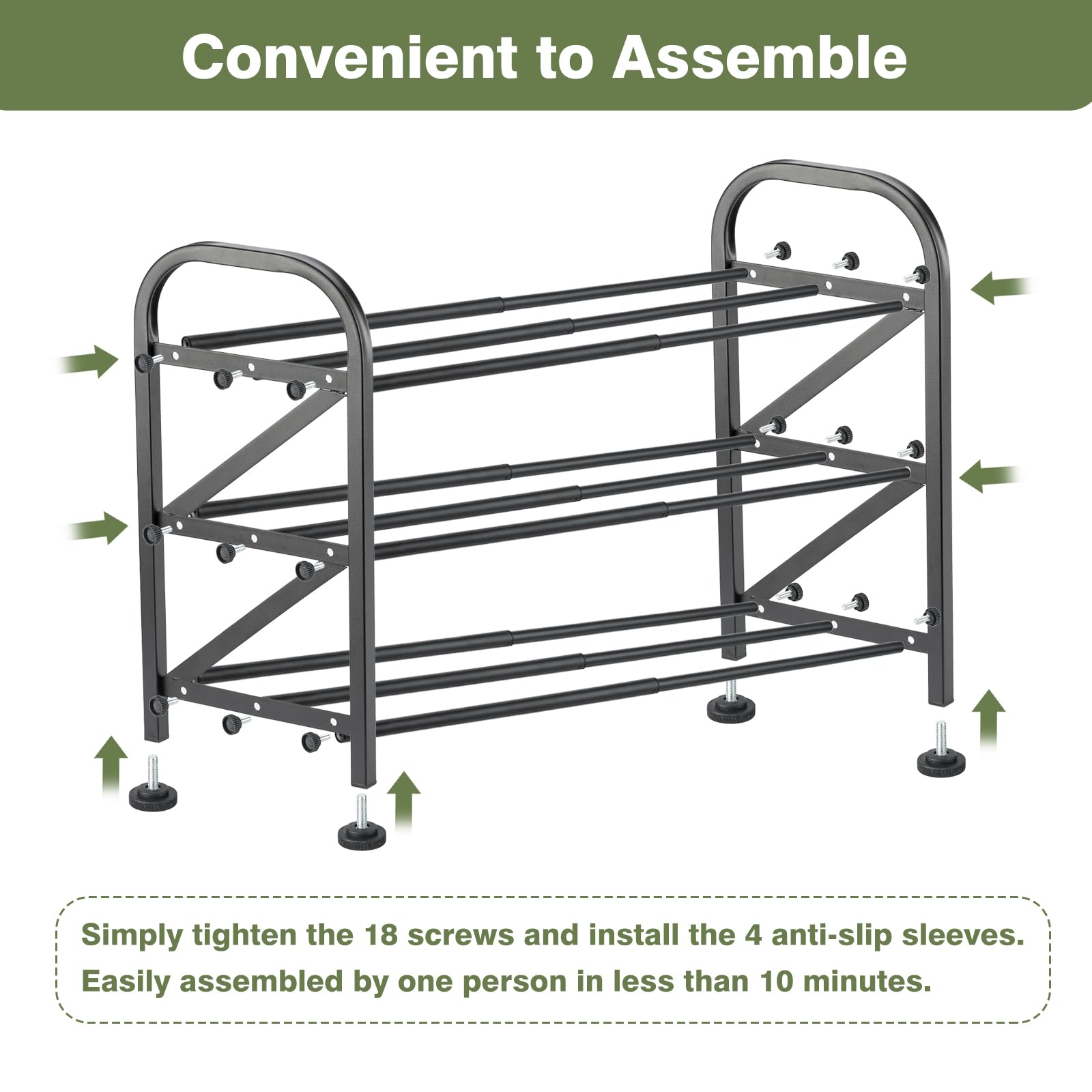 Atrastout durable coating resists rust, preserving appearance in busy households.