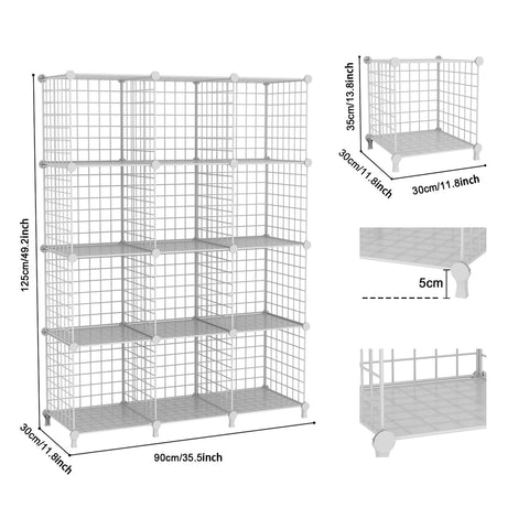 ATTDETJL stackable storage towers optimize closet space with customizable layouts