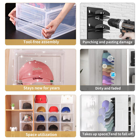 Ventilation holes promote airflow to prevent moisture buildup