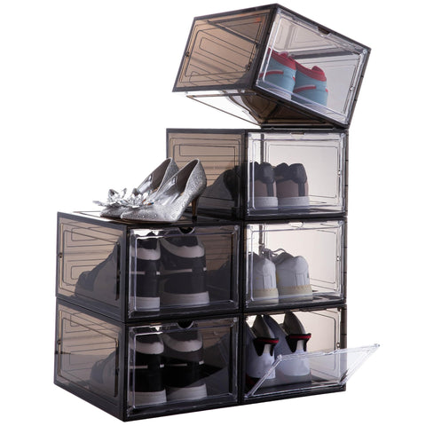Attelite Shoe Box transparent display shows shoes at a glance for quick selection