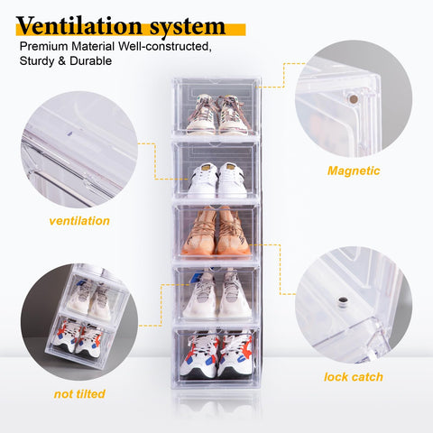 Attelite Shoe Box vented-design promotes airflow to keep footwear fresh