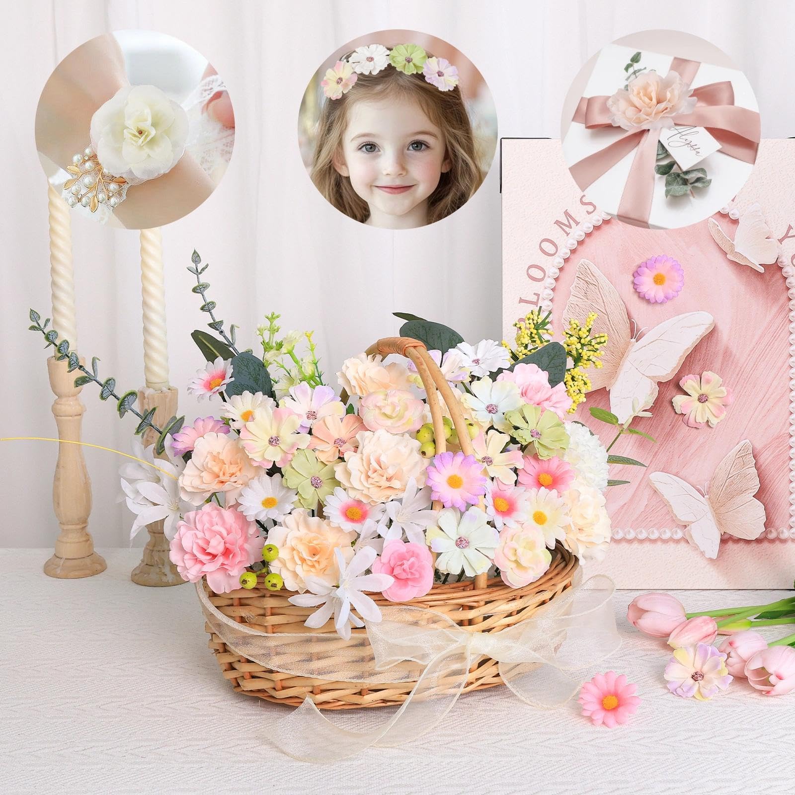 ATTGREAT rose head closeup highlighting delicate layers for romantic wedding details.