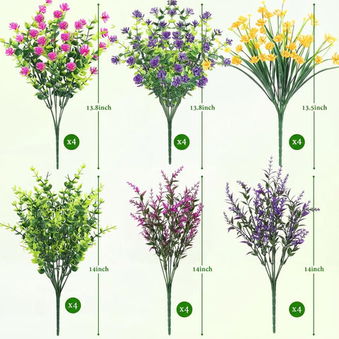 ATTGREAT UV-protected blooms keep natural colors bright in sunlight