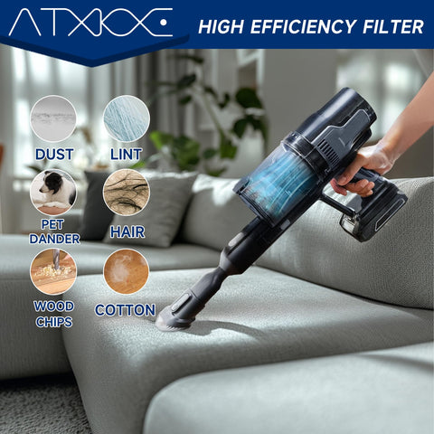 ATXKXE 6Pack XR filter packaging, 6 filters and brush for long-term use.