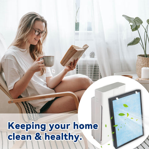 ATXKXE HSP002 filter installed inside purifier for refreshed air.