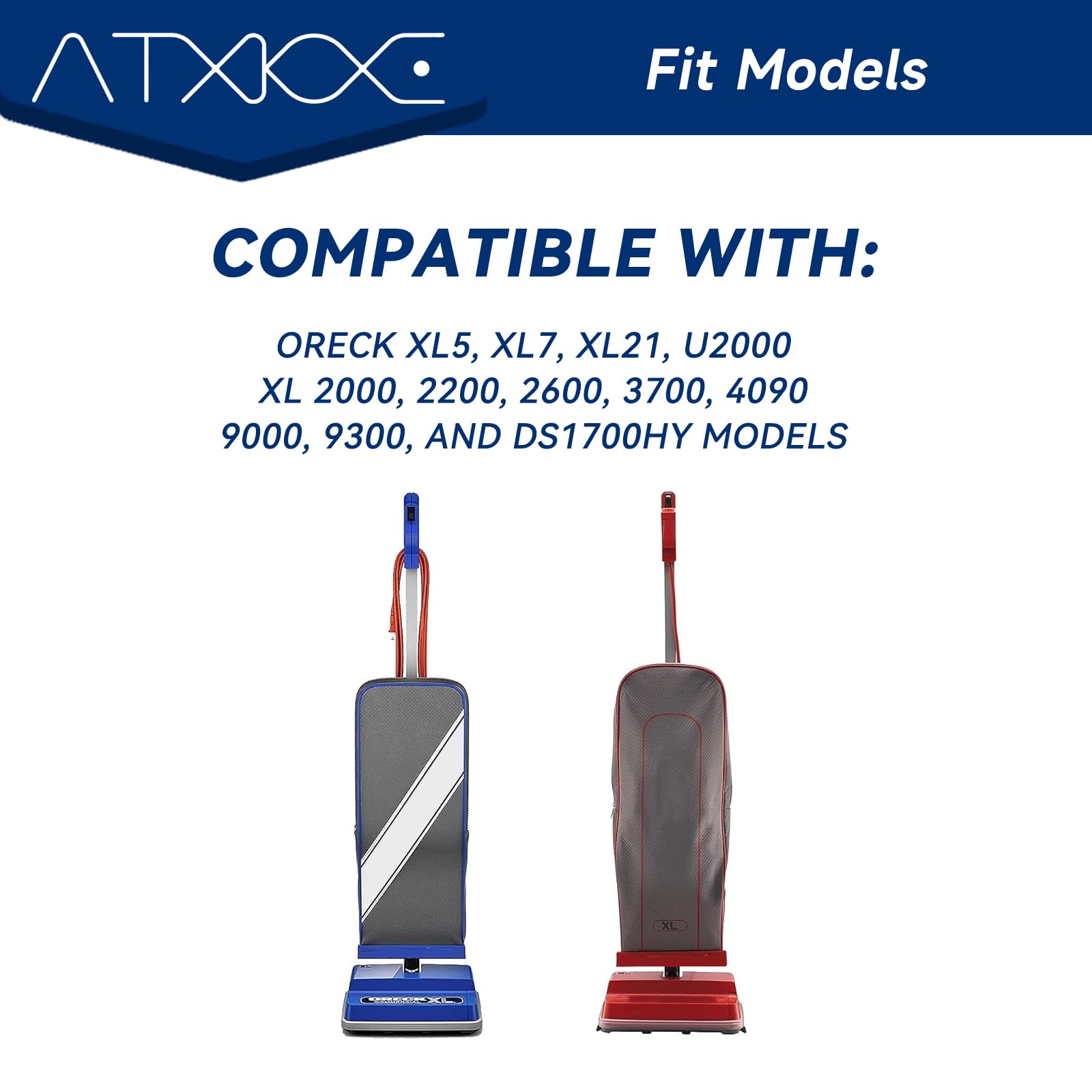 ATXKXE micro-lined filtration bag improves particle capture during vacuuming.