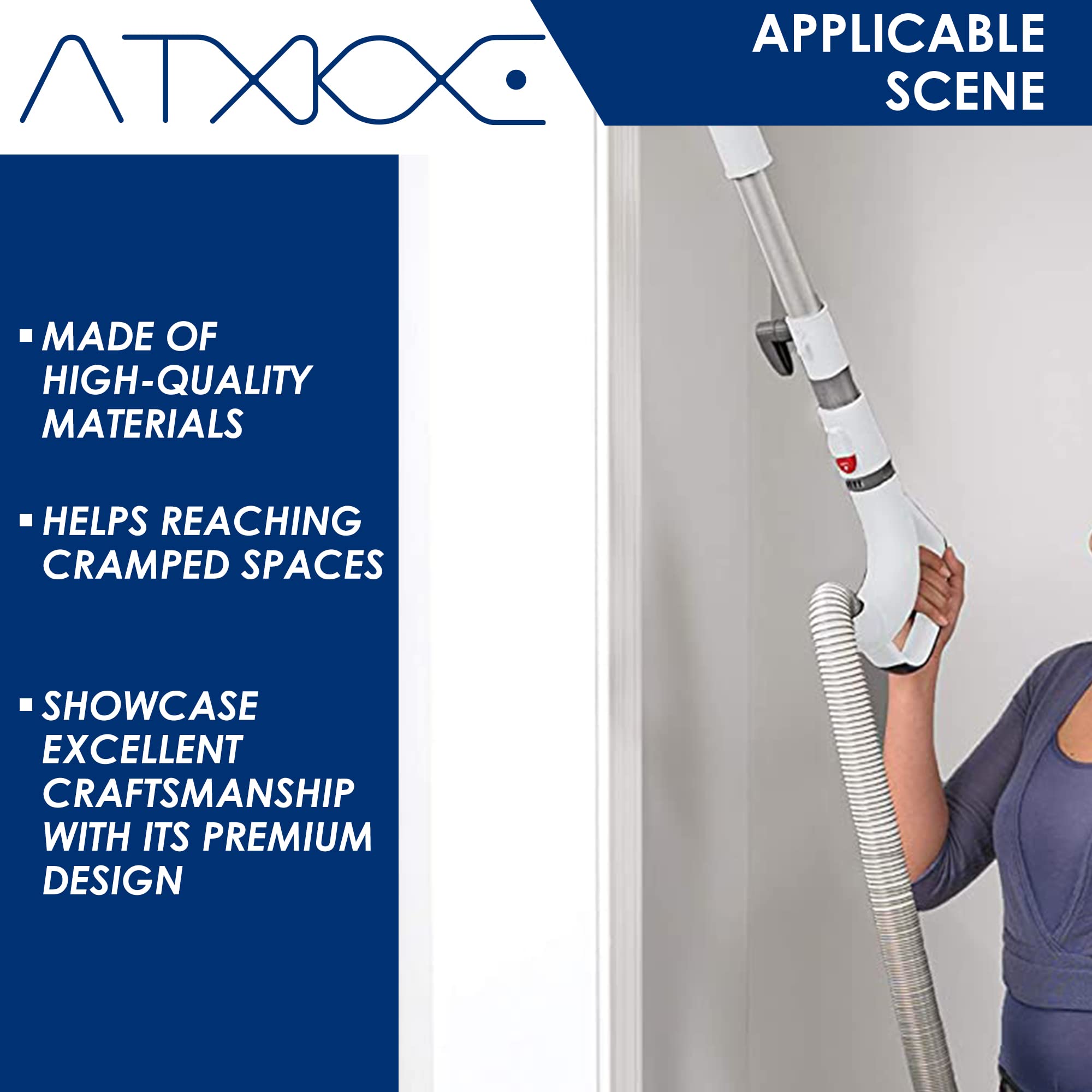 ATXKXE multi surface cleaning hose suitable for floors and furniture crevices