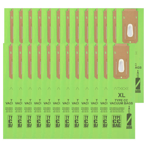 ATXKXE Oreck CC/XL bags 25-pack for quick changes and reliable filtration.