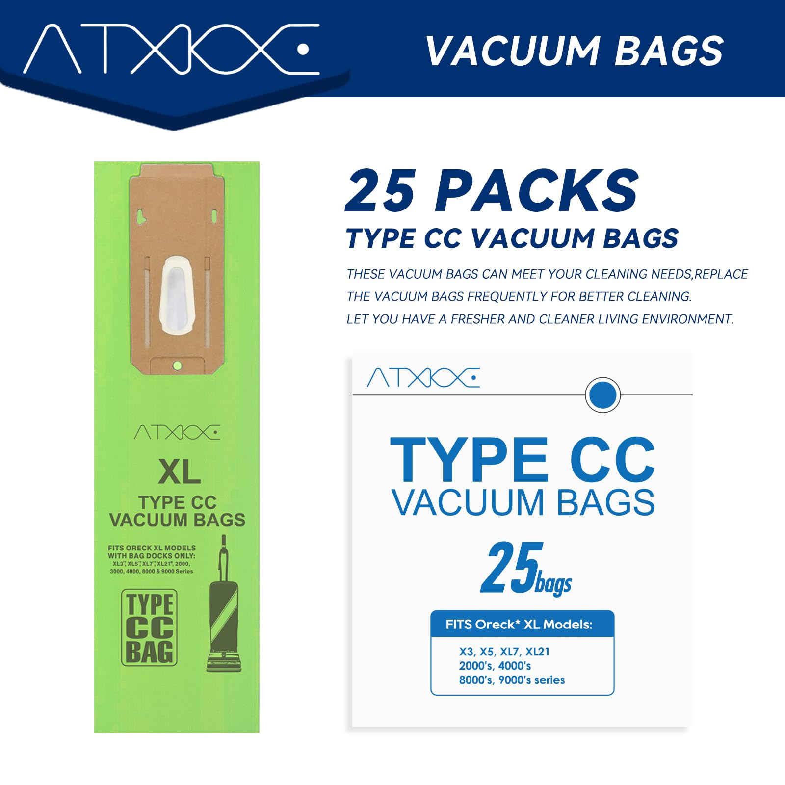 ATXKXE CC/XL bag-compat, secure fit for dependable cleaning sessions.