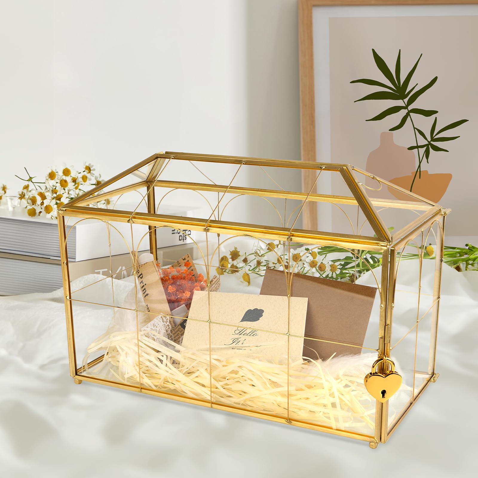 Atzciyr clear display surface elevates a stylish table centerpiece
