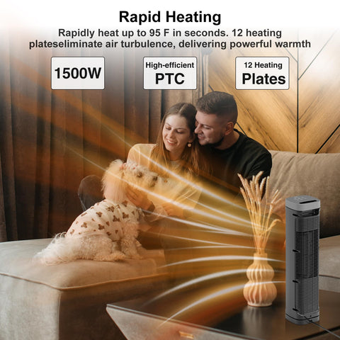 AUBKN heater thermostat display for precise temperature control