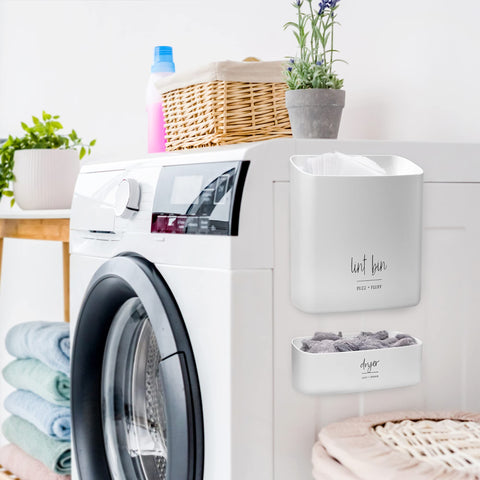 August and Wae minimalist laundry storage decor for tidy rooms.