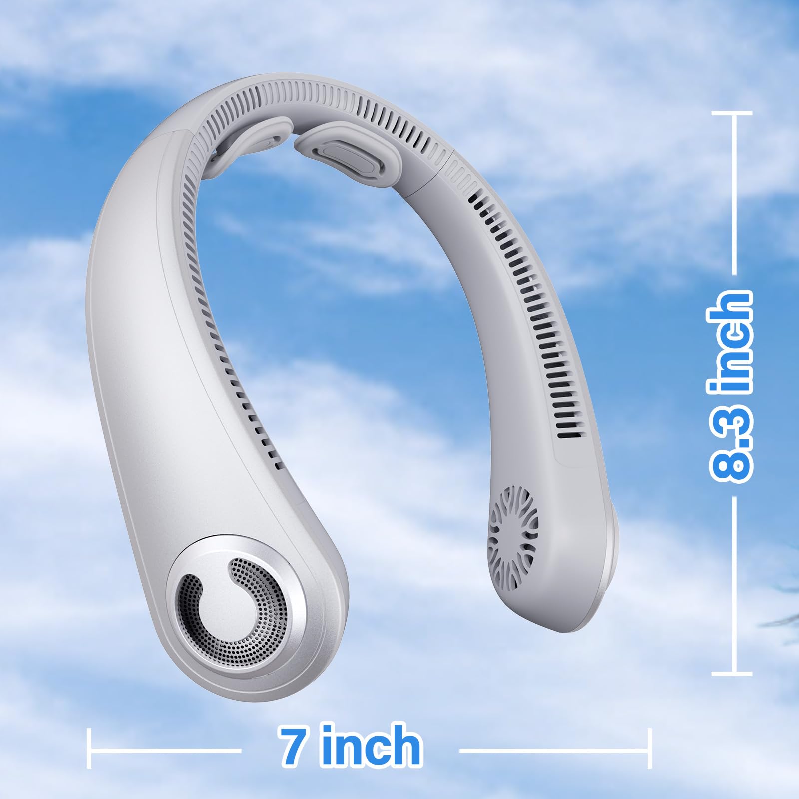 AUIIAH neck fan portable for Disneyland and travel.