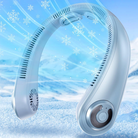 AUIIAH neck fan ideal for Disneyland travel and outdoor adventures