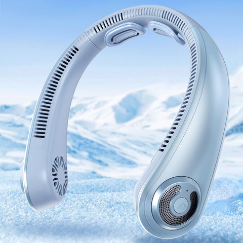 AUIIAH portable neck fan compact design for travel comfort