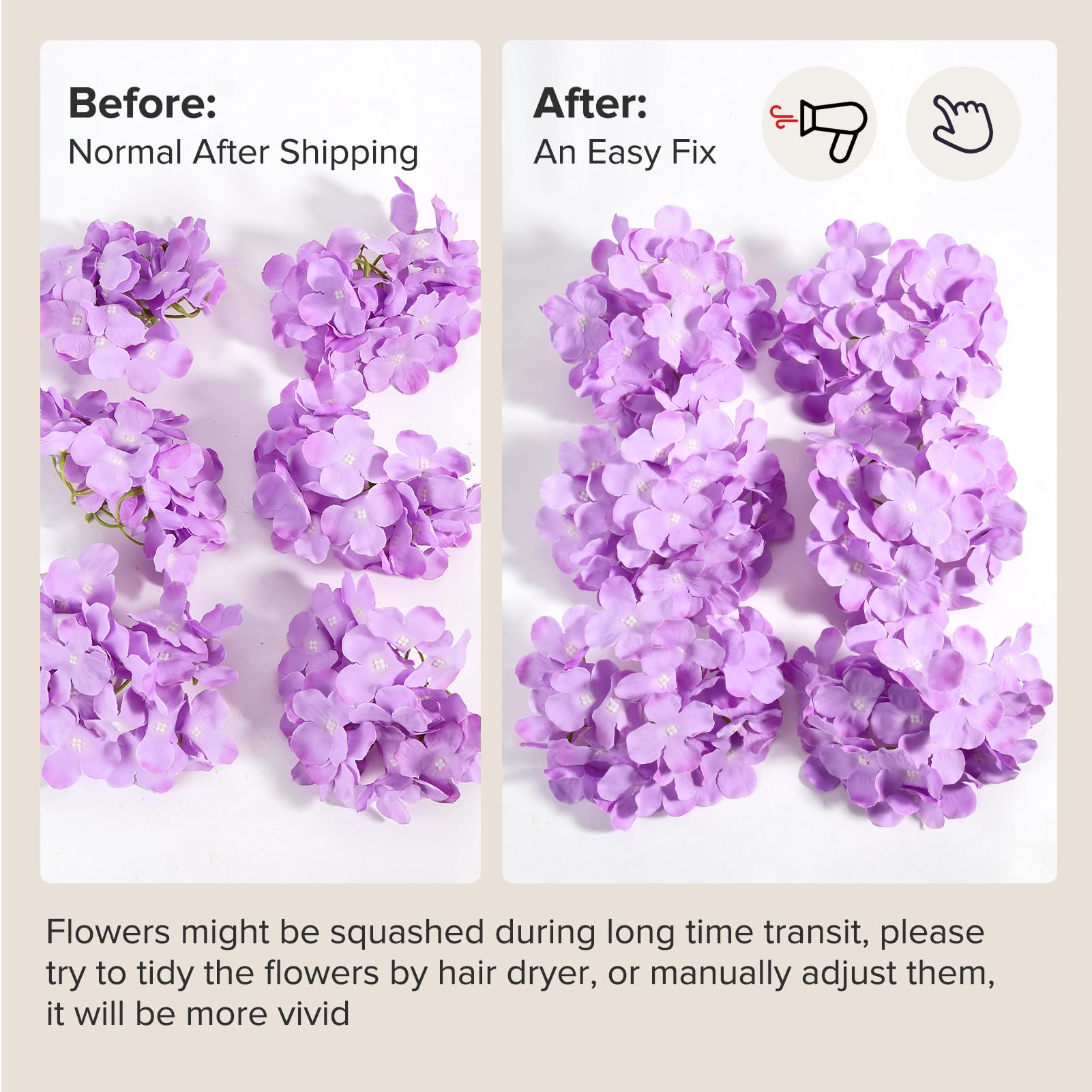 Auihiay baby shower decor in rich purple ambiance.