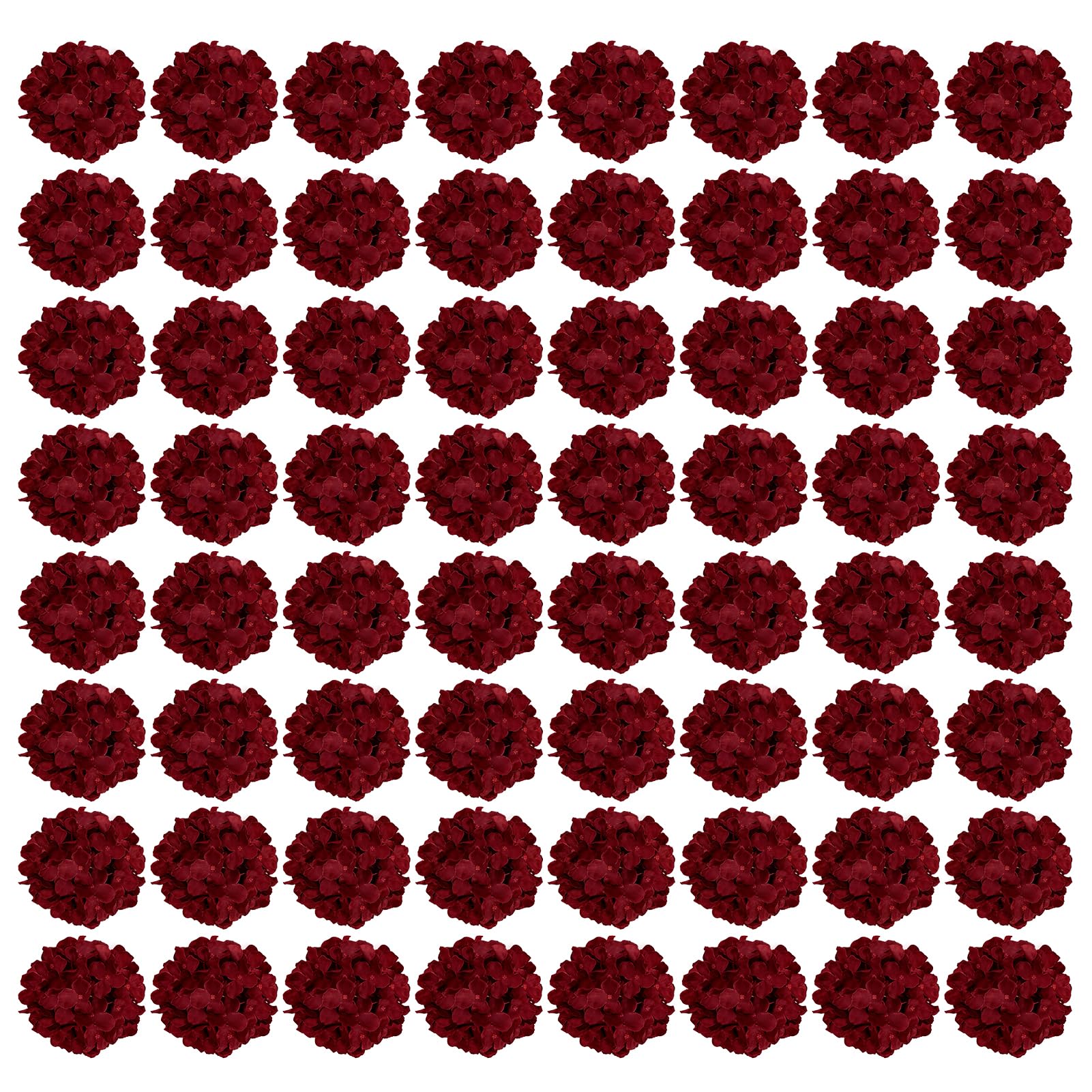 Auihiay burgundy hydrangea heads for lush wedding centerpieces