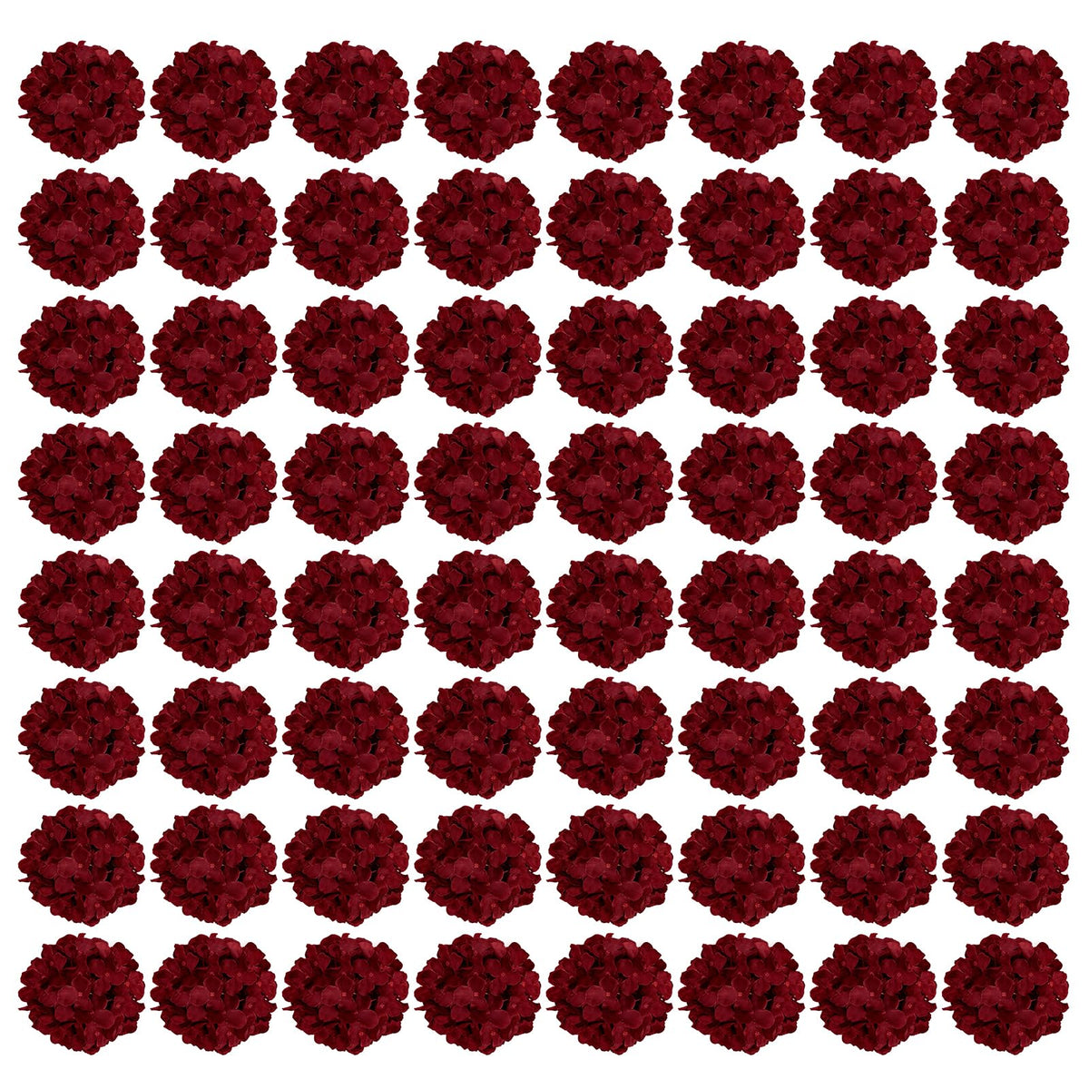 Auihiay burgundy hydrangea heads for lush wedding centerpieces