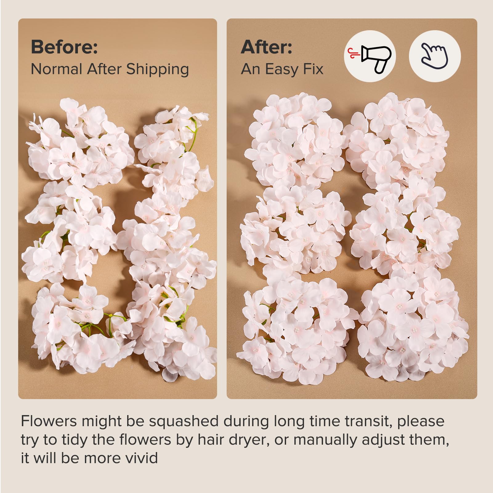 Auihiay care tips keep hydrangea petals vibrant and easy to style.