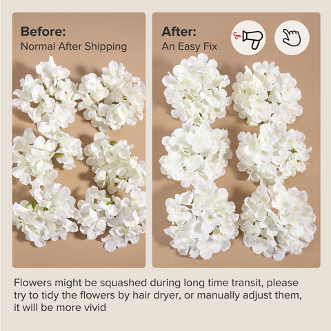 Auihiay home decor brighten living spaces with faux hydrangea accents.