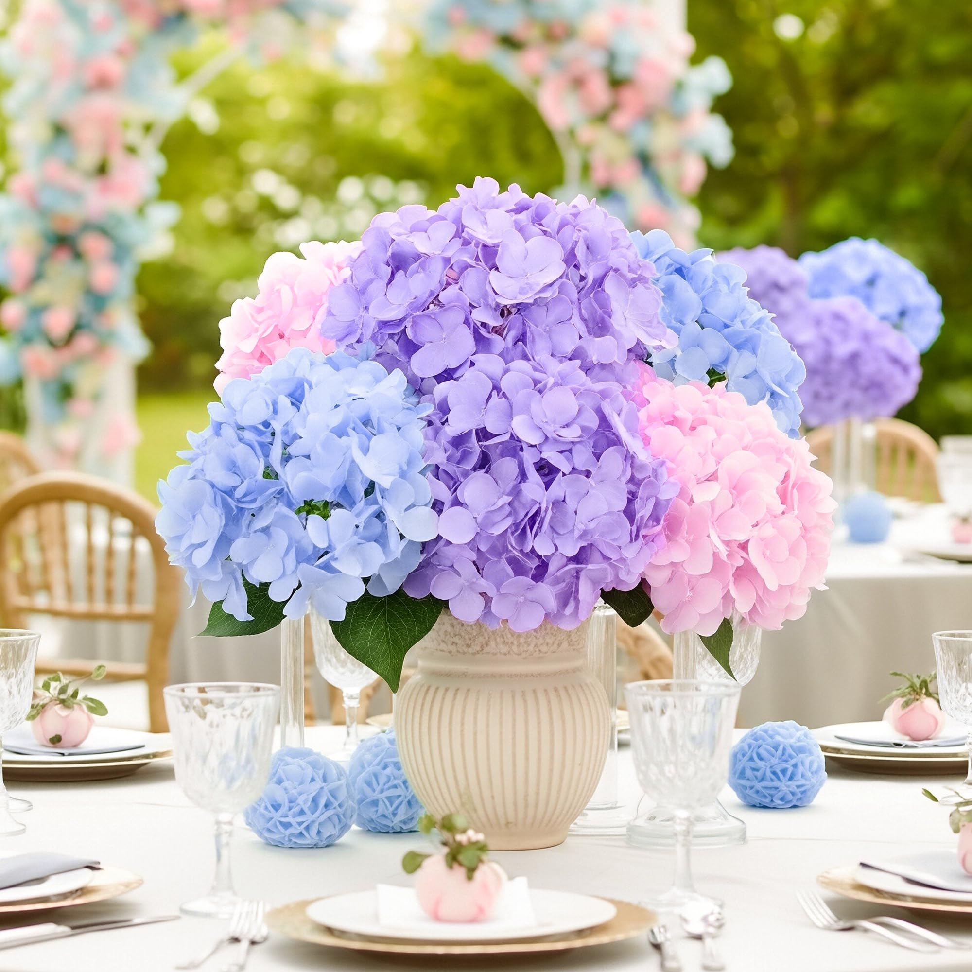Auihiay 40 cm stems enable flexible outdoor arrangements