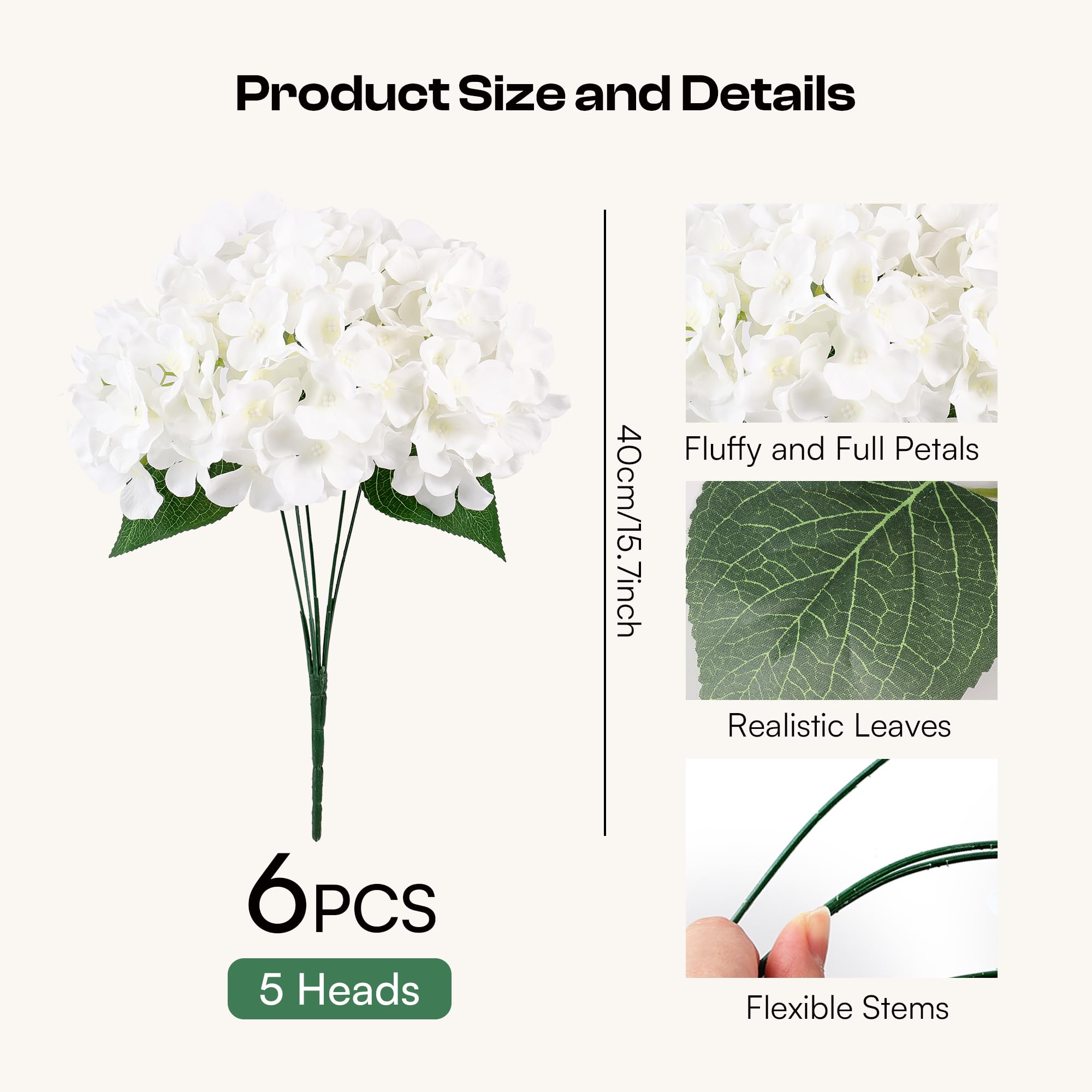 Auihiay outdoor hydrangea flowers on porch display highlighting UV-resistant durability