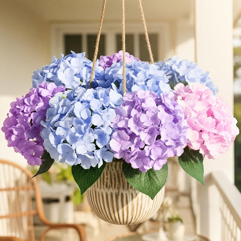 Auihiay hydrangea leaves with realistic veining for natural look
