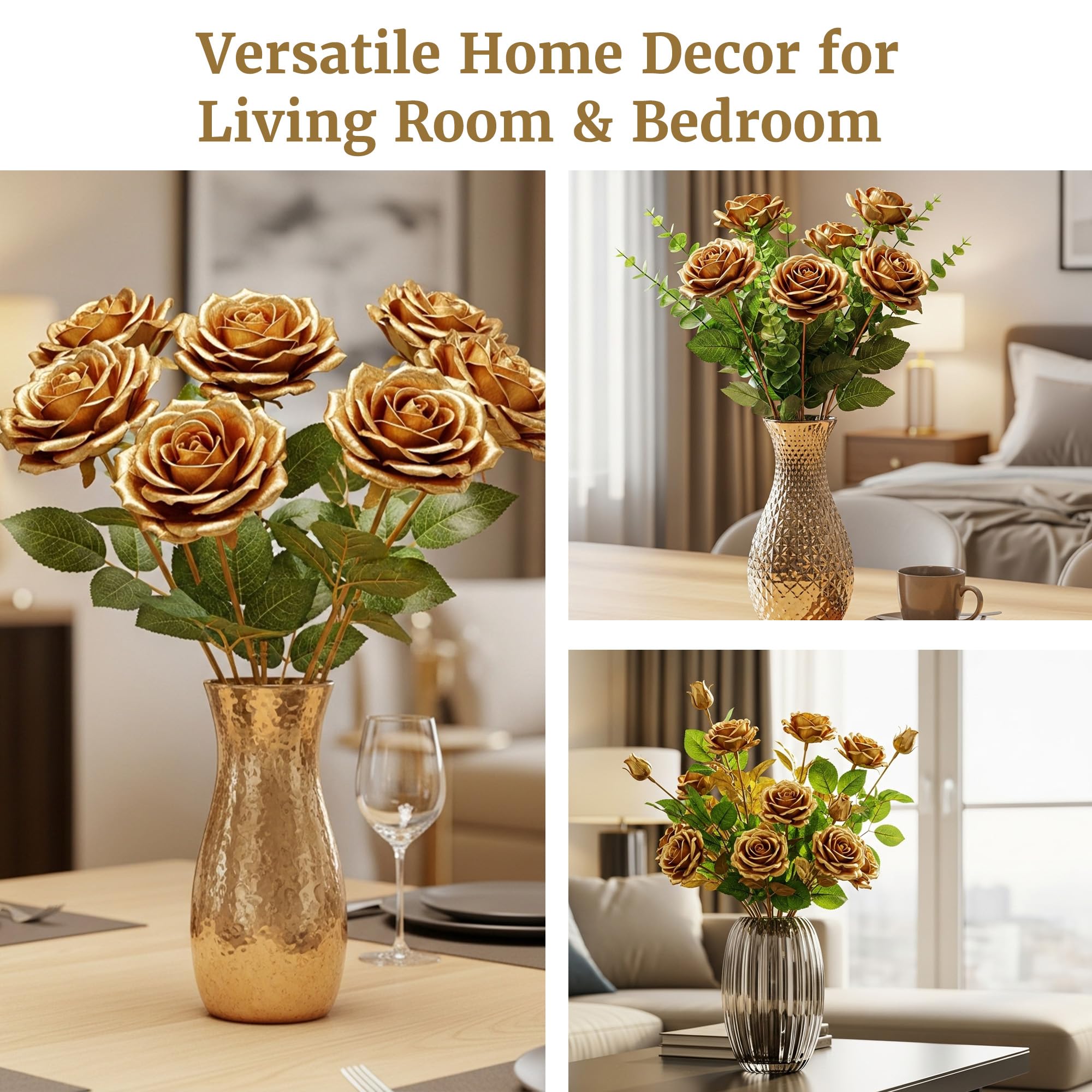 Auihiay pet-safe glitter roses for family-friendly celebrations and allergy-conscious homes.