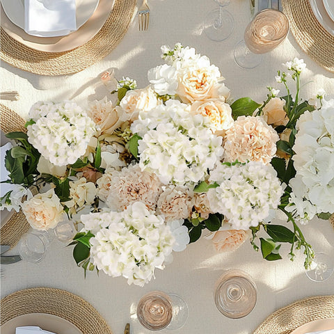 Auihiay silk hydrangea heads for lifelike accents and long-lasting displays.