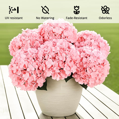 Auihiay hydrangea stems with UV protection and waterproof design
