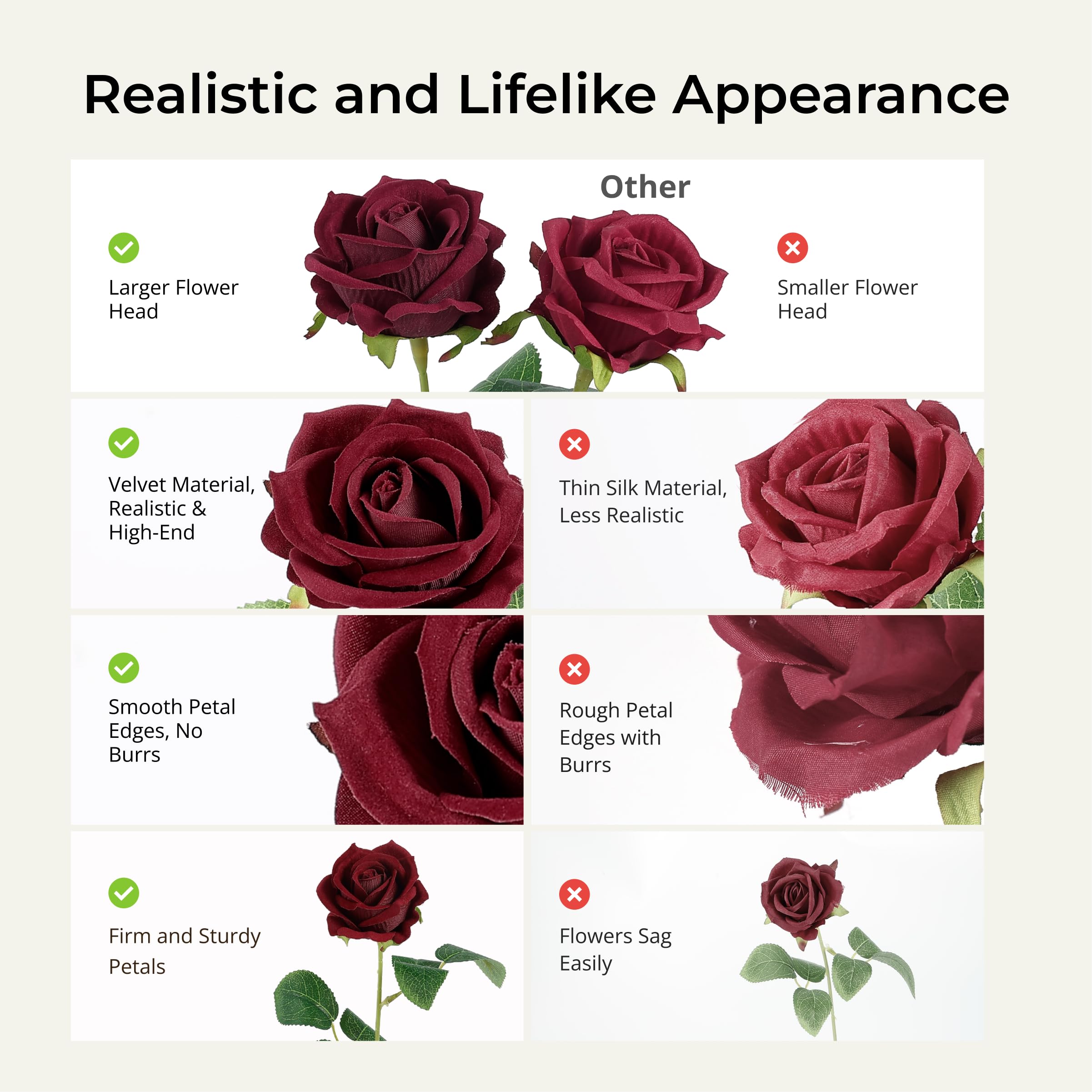 Auihiay romance-ready roses for Valentine's Day decor.
