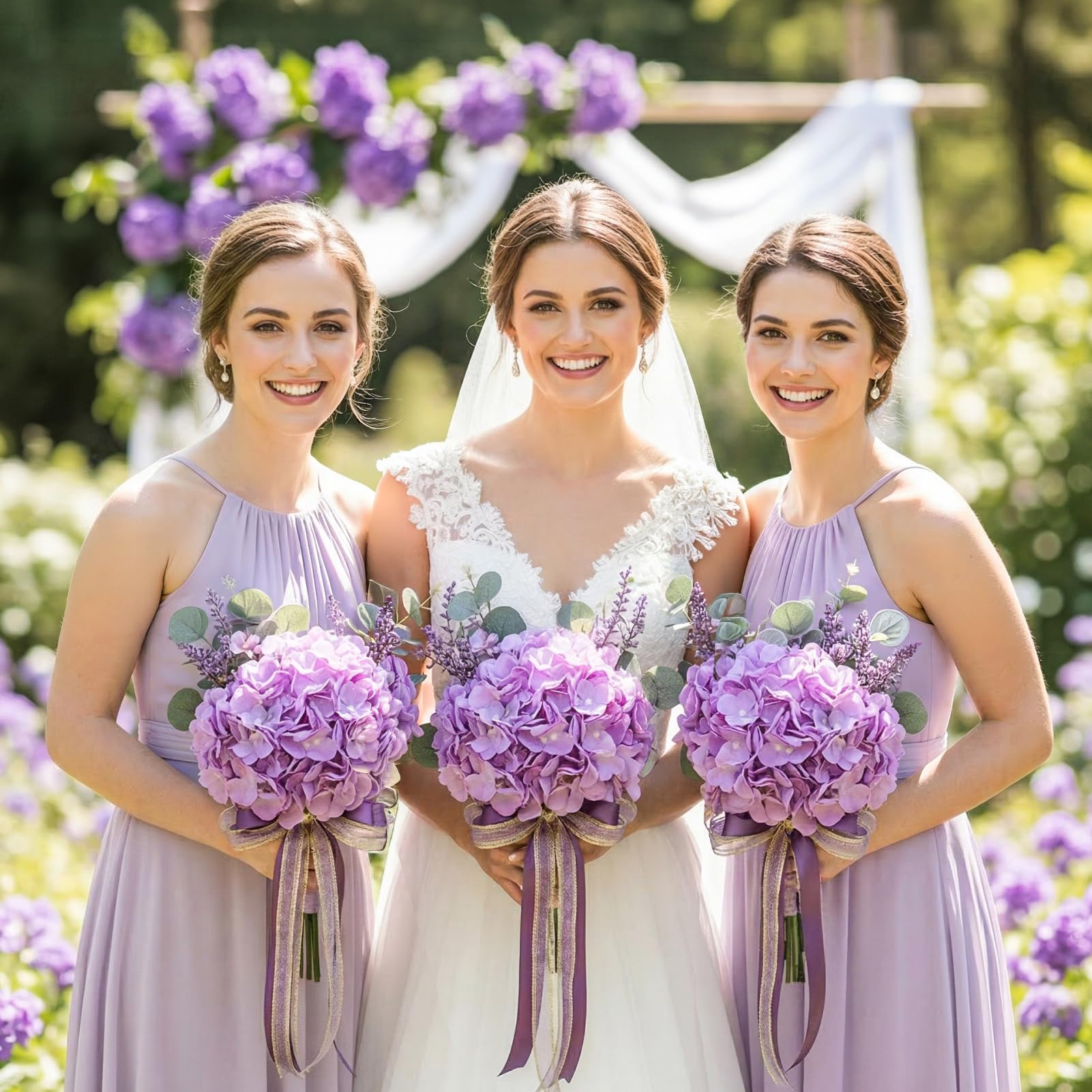 Auihiay wedding centerpiece ideas using durable artificial hydrangeas.