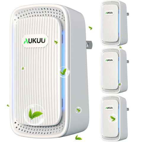 AUKUU Air Ionizers compact plug-in design provides discreet air purification in any room.
