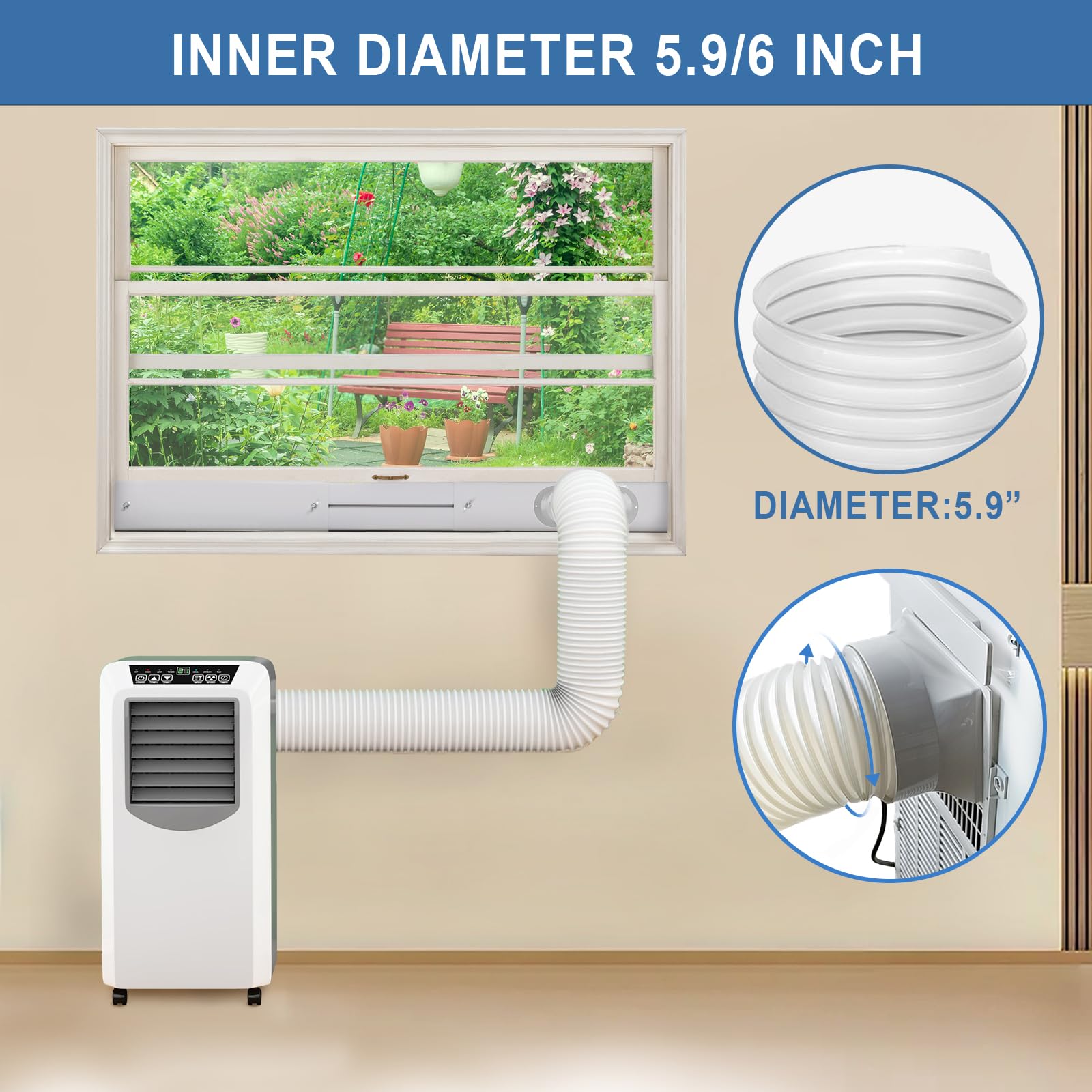 Aukney easy-install design speeds setup for portable cooling