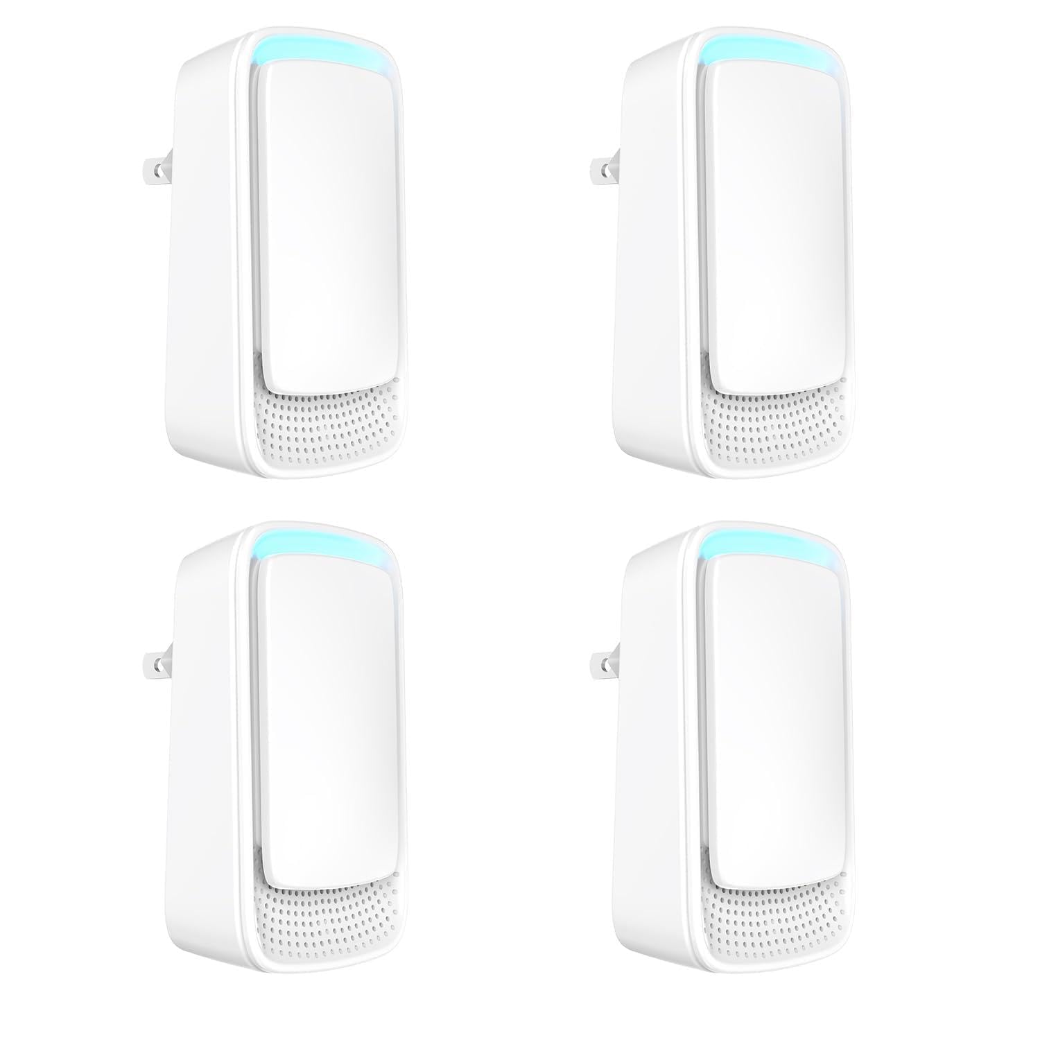Aukuu plug-in air ionizers front view for discreet, space-saving air purification in any room.