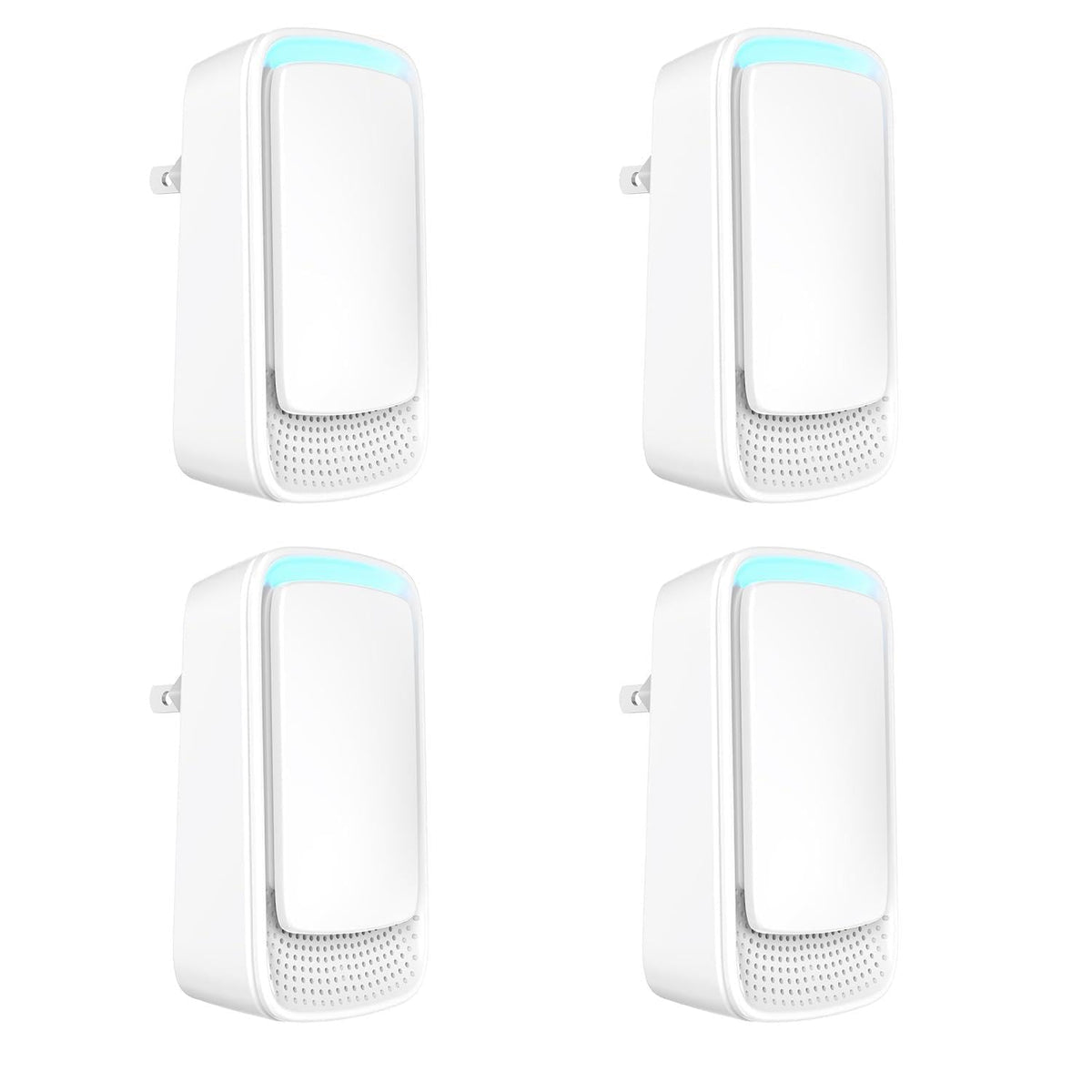 Aukuu plug-in air ionizers front view for discreet, space-saving air purification in any room.