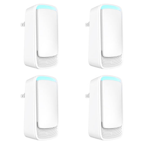 Aukuu plug-in air ionizers front view for discreet, space-saving air purification in any room.