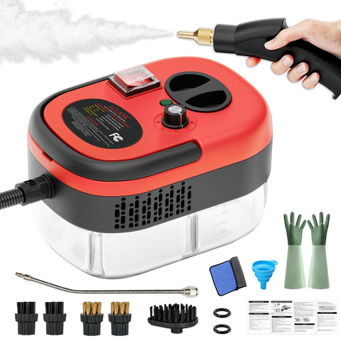 AULANK 2500W steam cleaner front view for powerful home cleaning