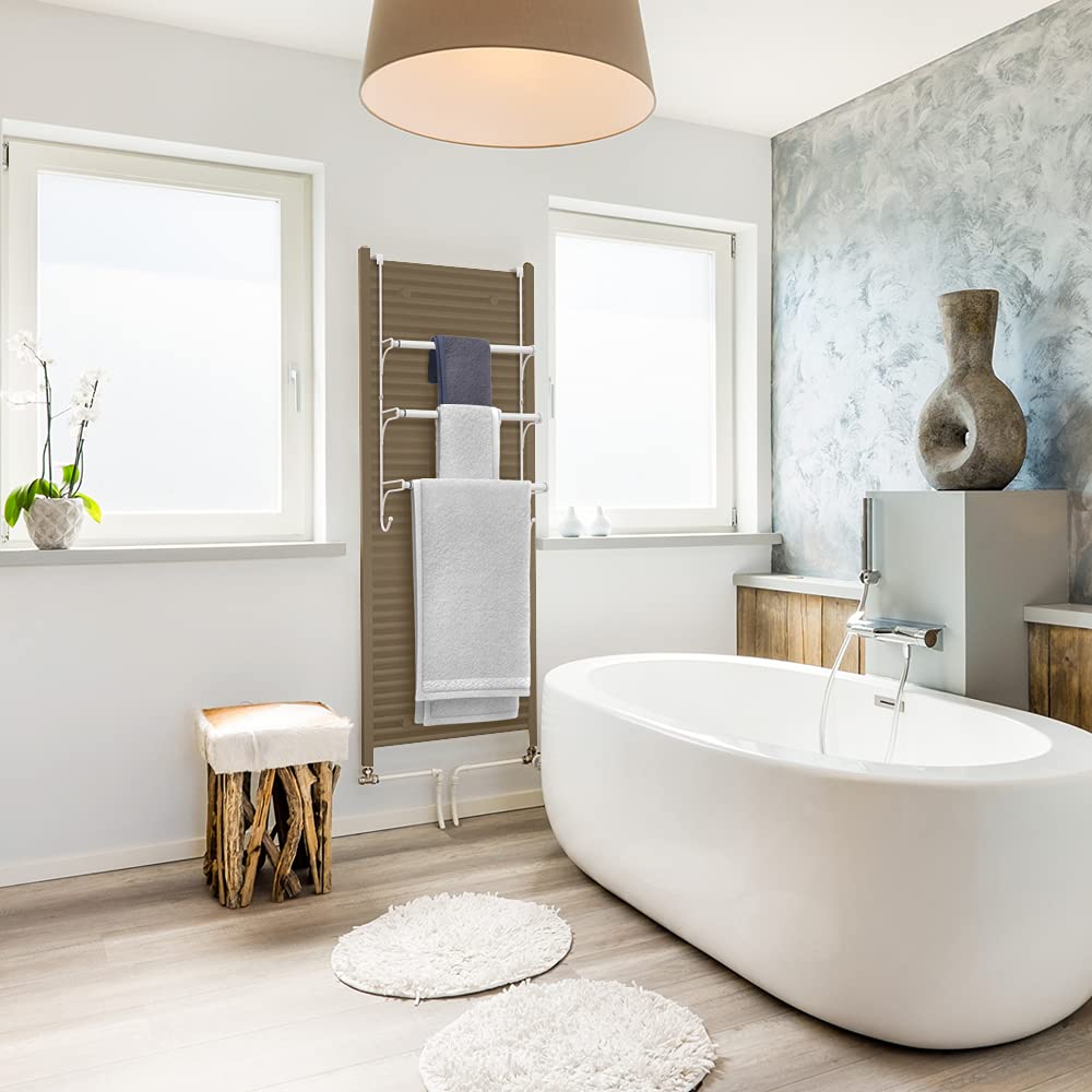 Auledio over-the-door triple towel rack modern interior compatible finish.