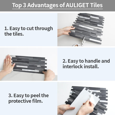 AULIGET wipe-clean surface for easy maintenance after cooking splashes.