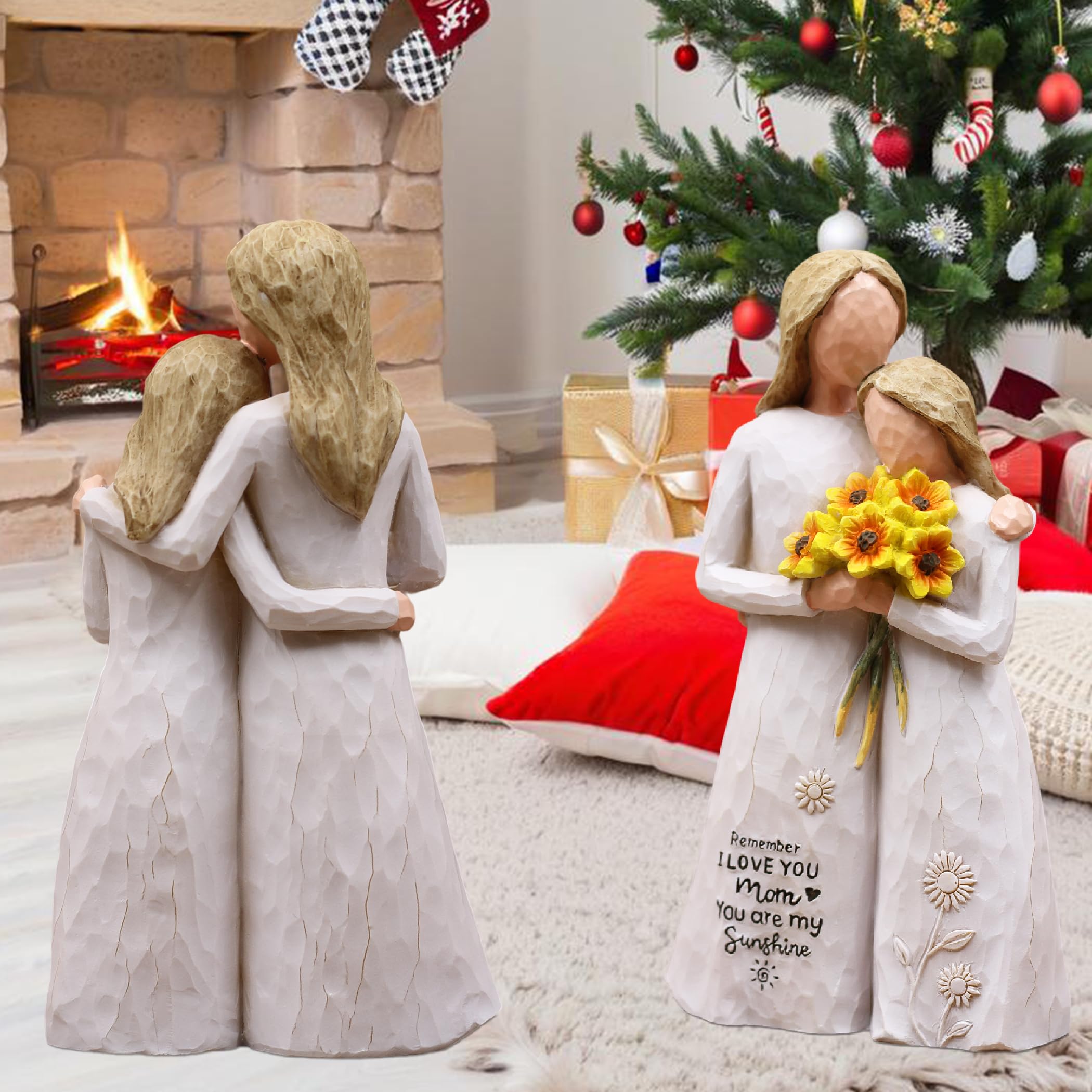 AUMELO Christmas gift figurine for festive home decor