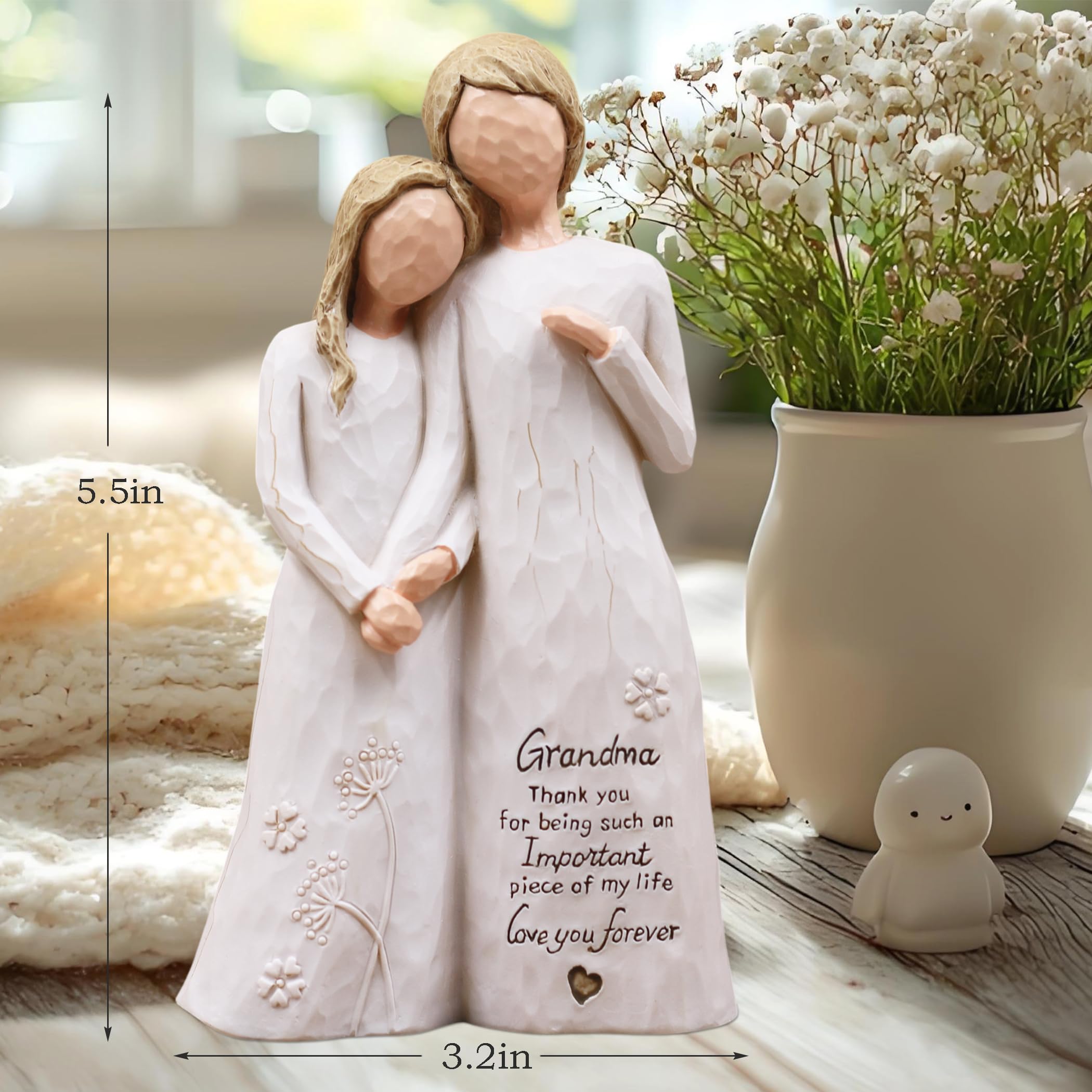 AUMELO desk-shelf-mantel display figurine complements any decor style