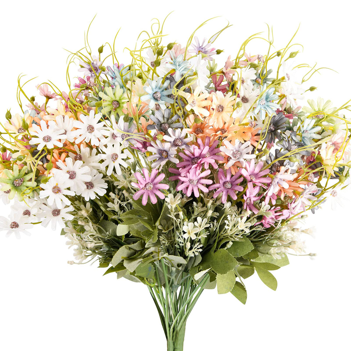 AUMVEYI wildflowers daisy bundles outdoors providing vibrant color for patios