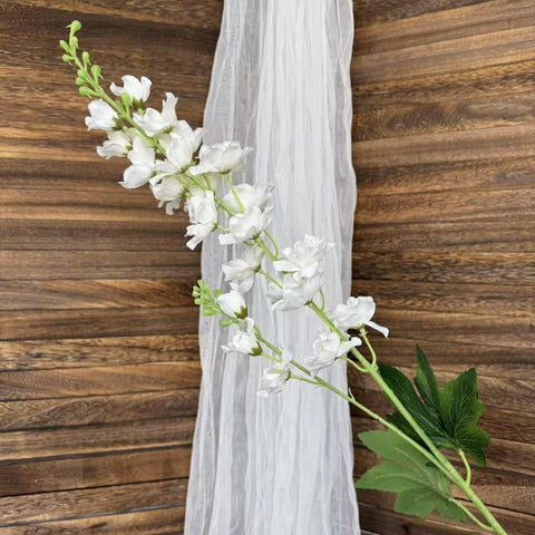  Bendable stems of Aunosit delphinium artificial flowers for flexible arrangement