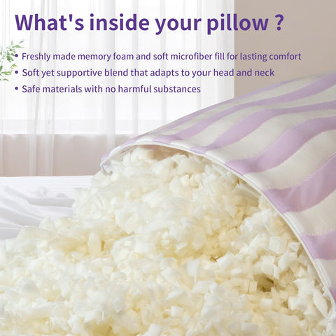 Auranta Pillows mauve color adds stylish, versatile bedside appeal