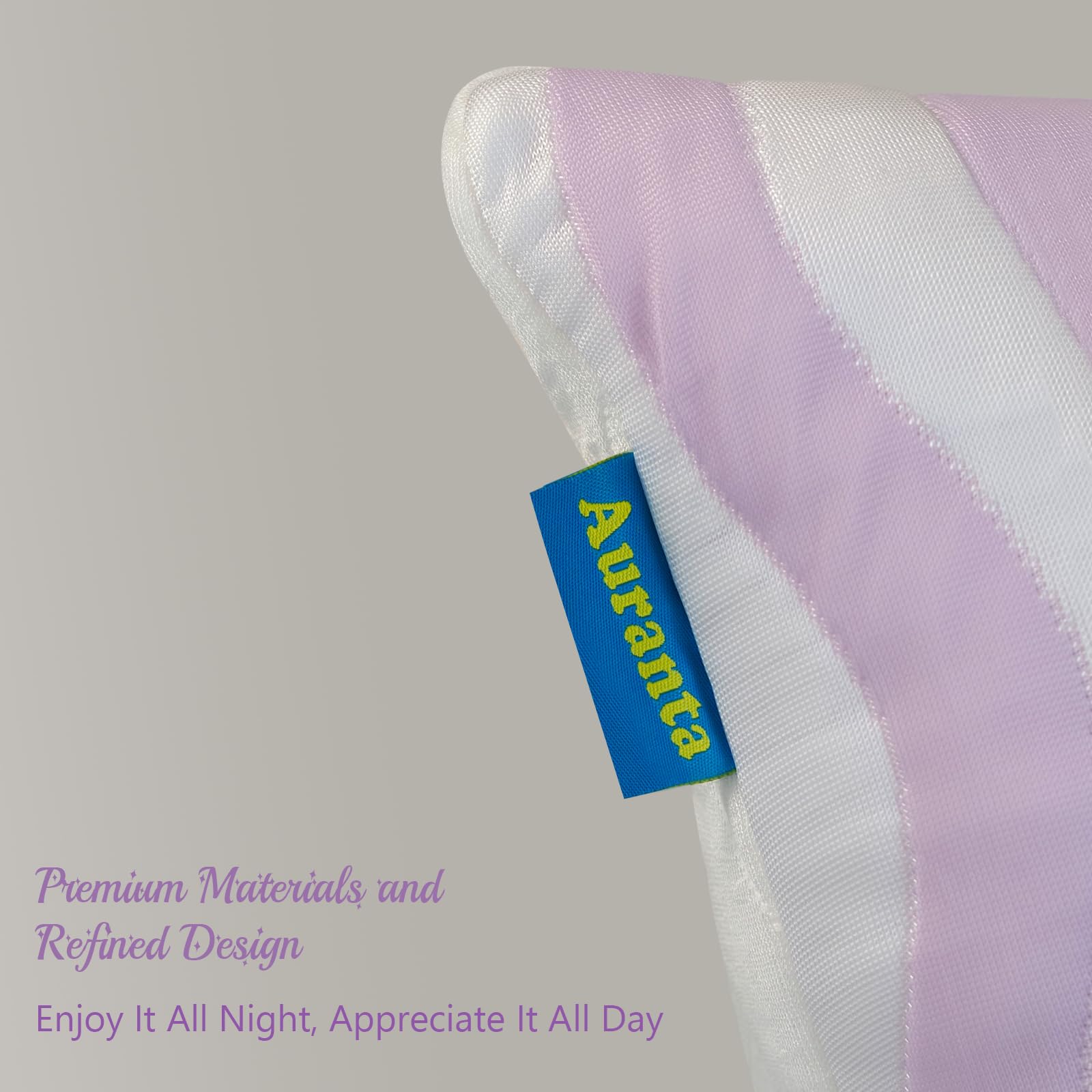 Auranta Pillows sleeping-positions-guide supports side, back, and stomach sleeping comfort