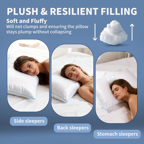 Side sleeper-friendly support from Auranta pillows for alignment