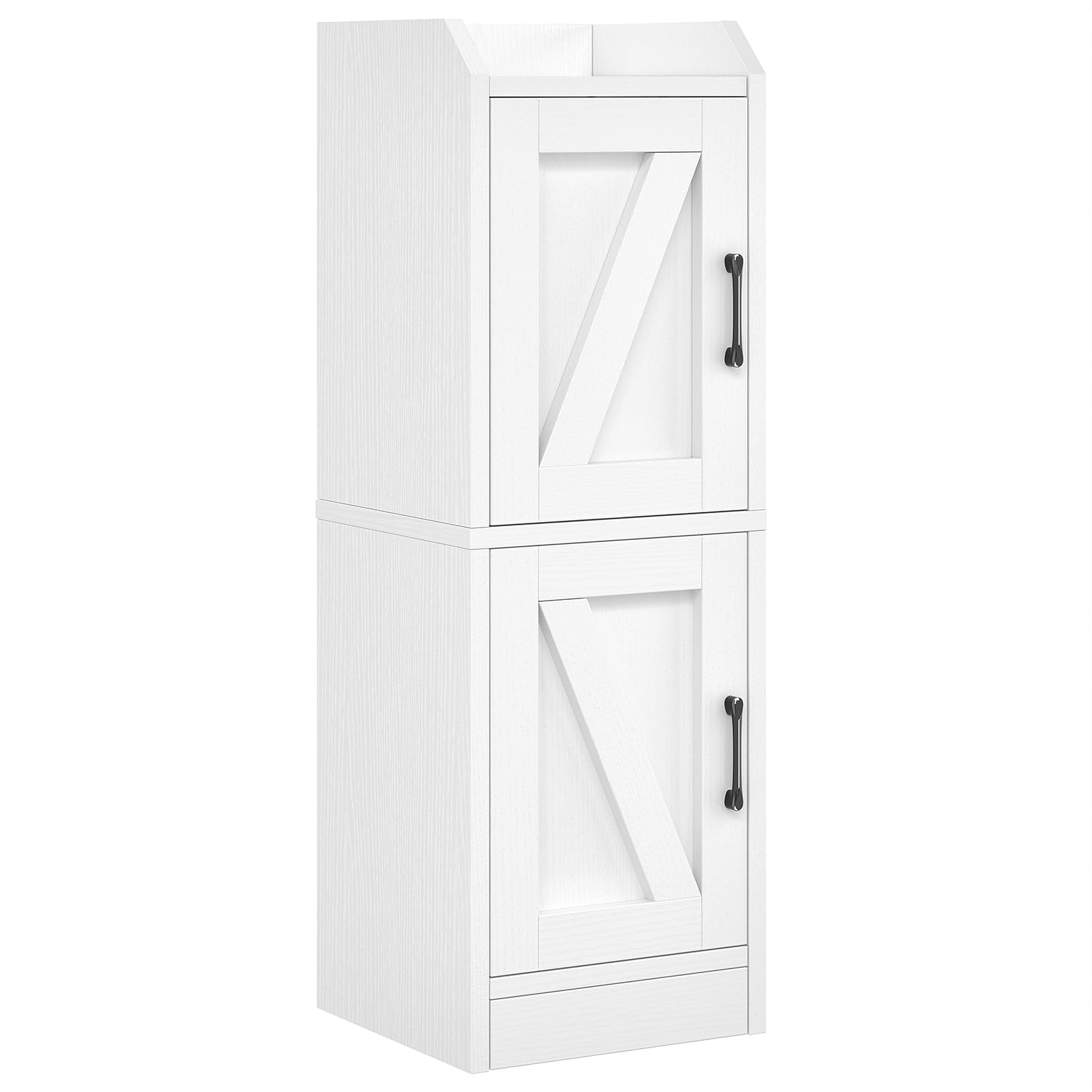 AURINEST small-space bathroom organizer provides discreet storage without crowding room.